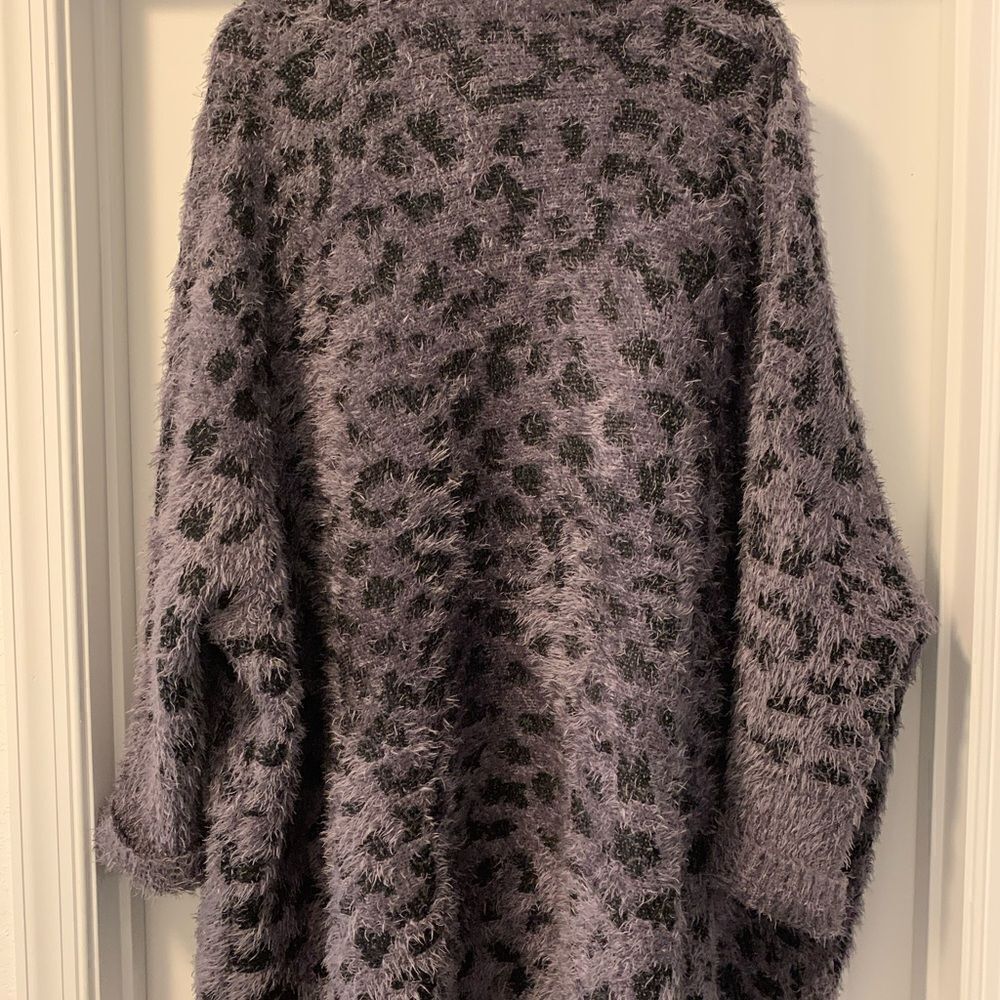 All Worthy Hunter McGrady Cocoon Women’s Jacquard Open Cardigan Size 2X - 3X - Picture 2 of 4